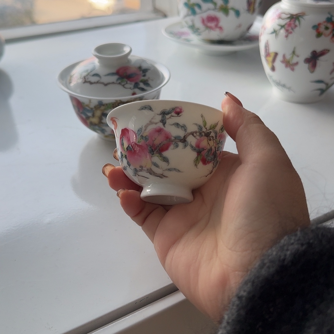 珐琅彩主人杯茶具茶具茶具