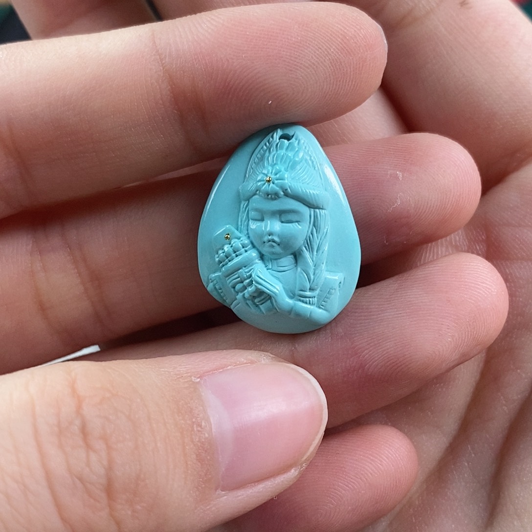 绿松石珠宝奇石未镶嵌