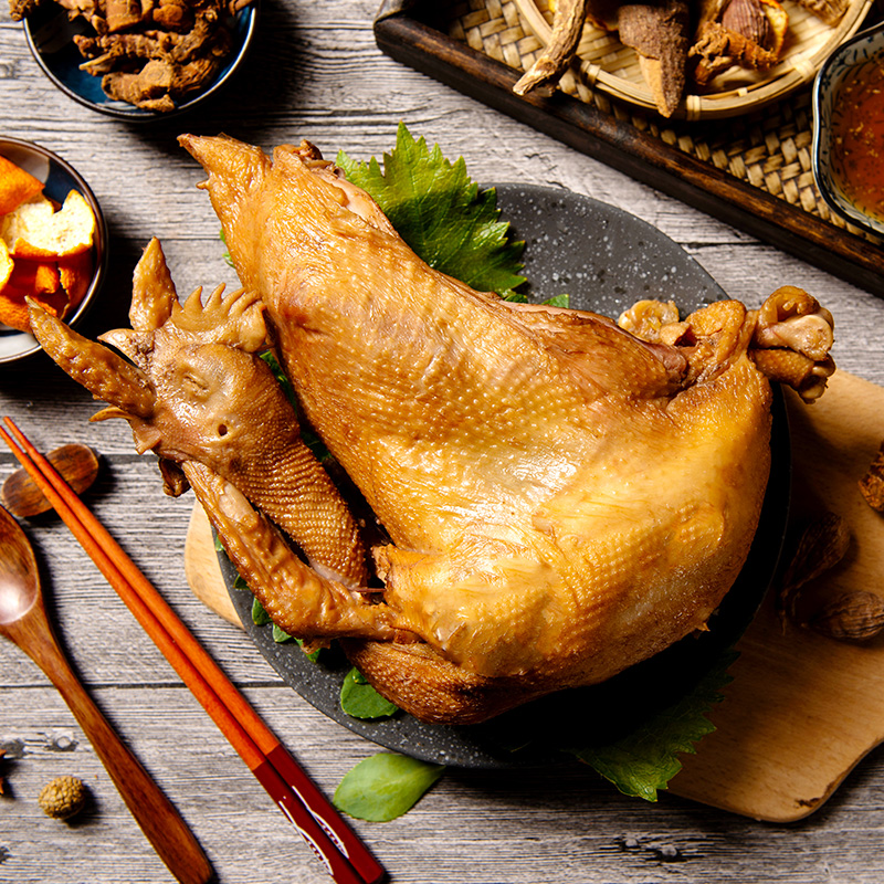 【鲜烧鸡】吃可得招牌鲜烧鸡两只卤味鸡肉熟食品