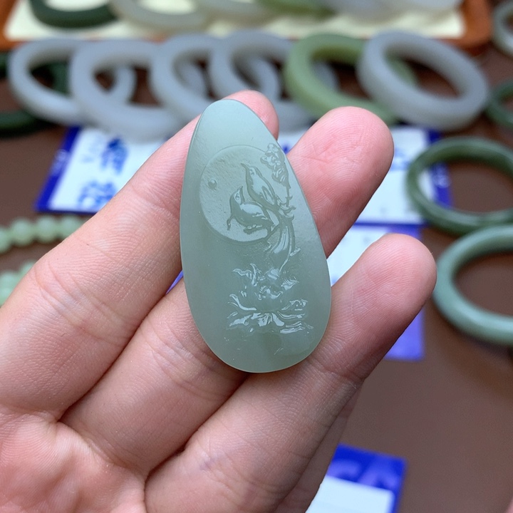 和田玉珠宝半成品未镶嵌