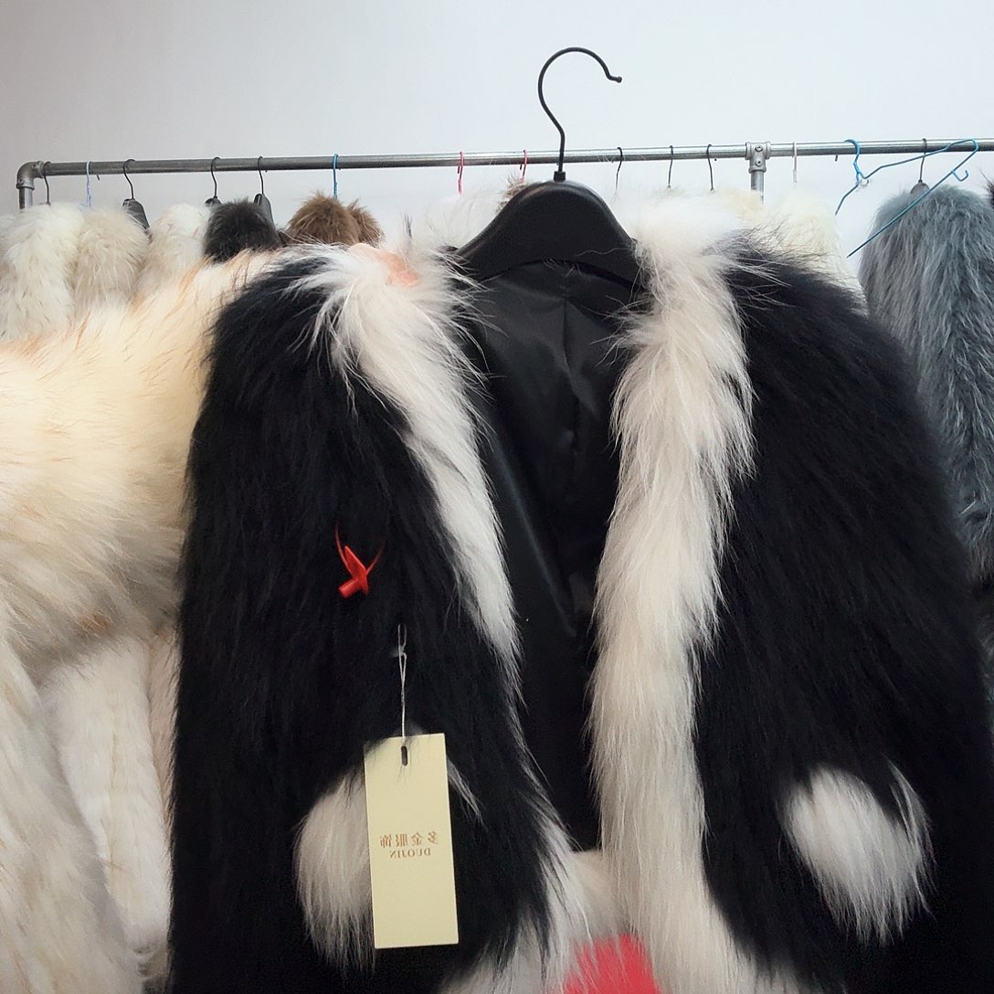 小香风貉子毛编织双面