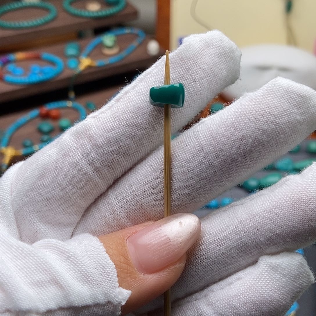 华***绿松石未镶嵌绿松石配饰h