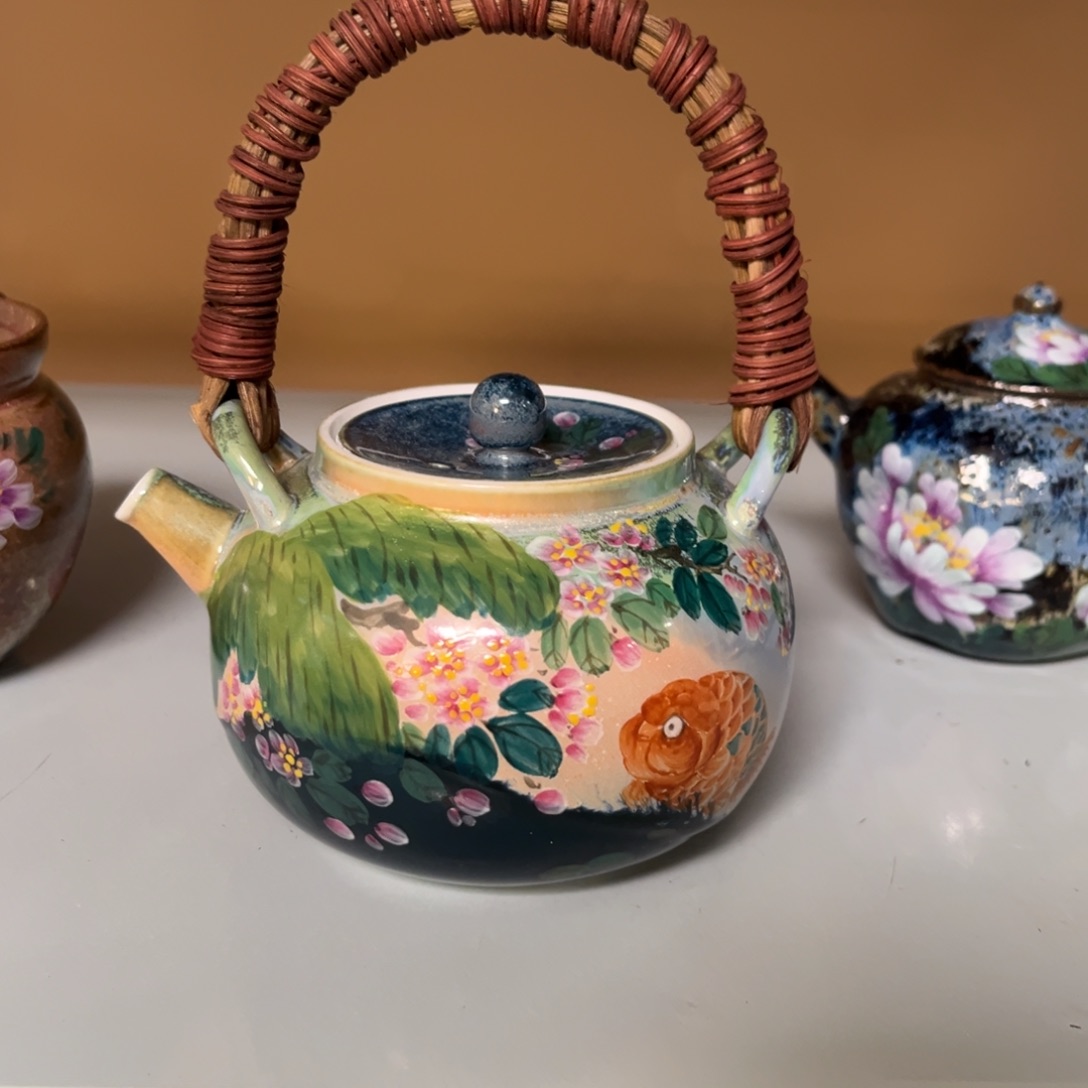 柴烧手工手绘陶瓷