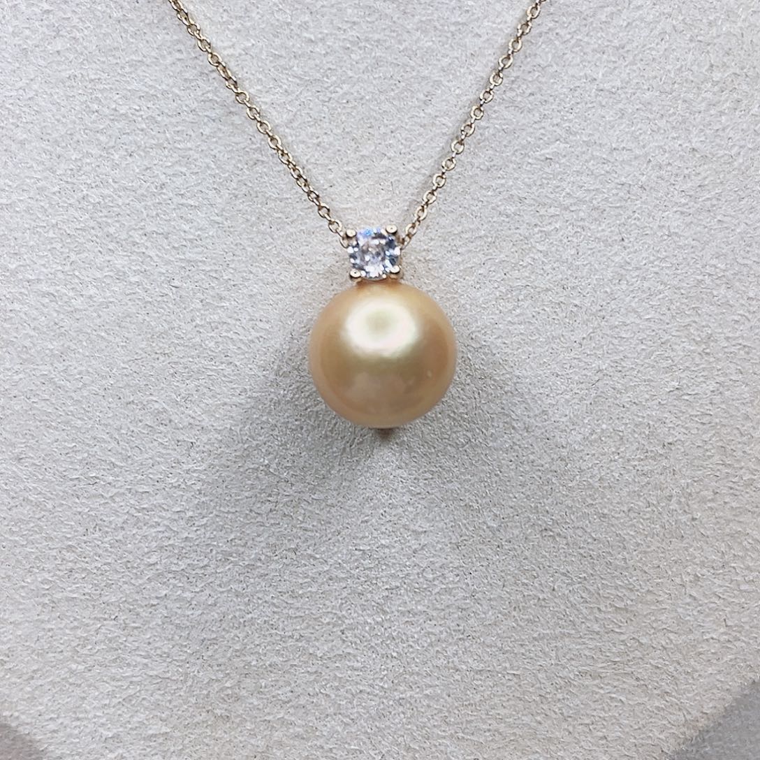 合金吊坠(赠链)淡水珍珠