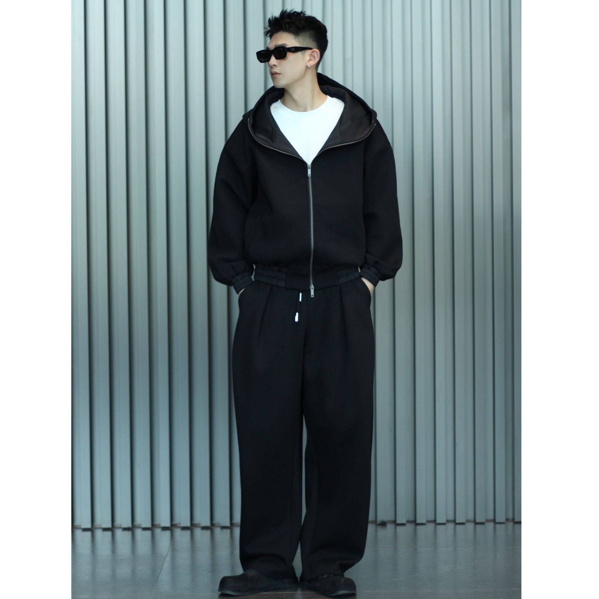 VANYOR V套装系列通勤风宽松休闲简约一套秋冬休闲运动套装-G2025