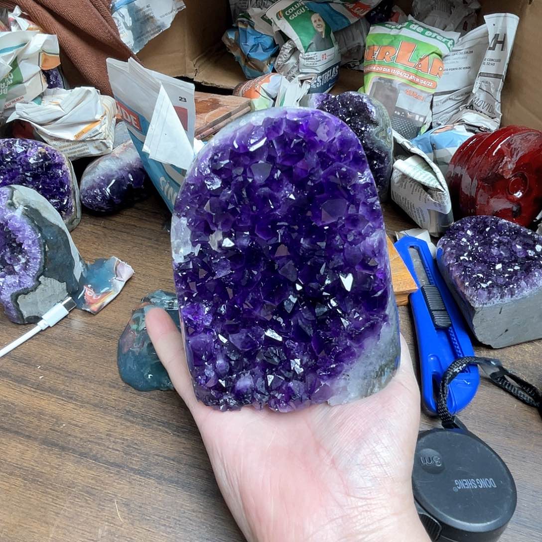 紫晶大型摆件（非配饰）未镶嵌