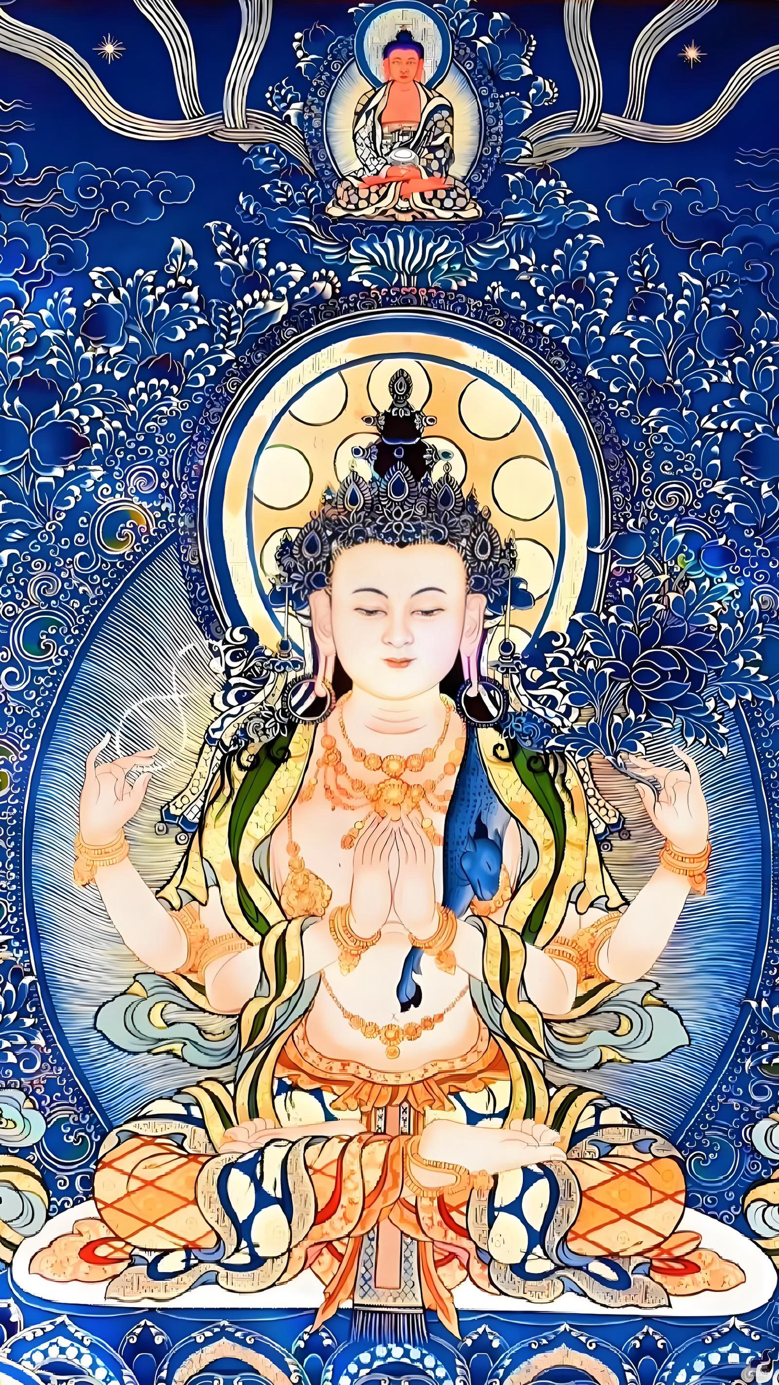 唐卡手工装裱装饰画