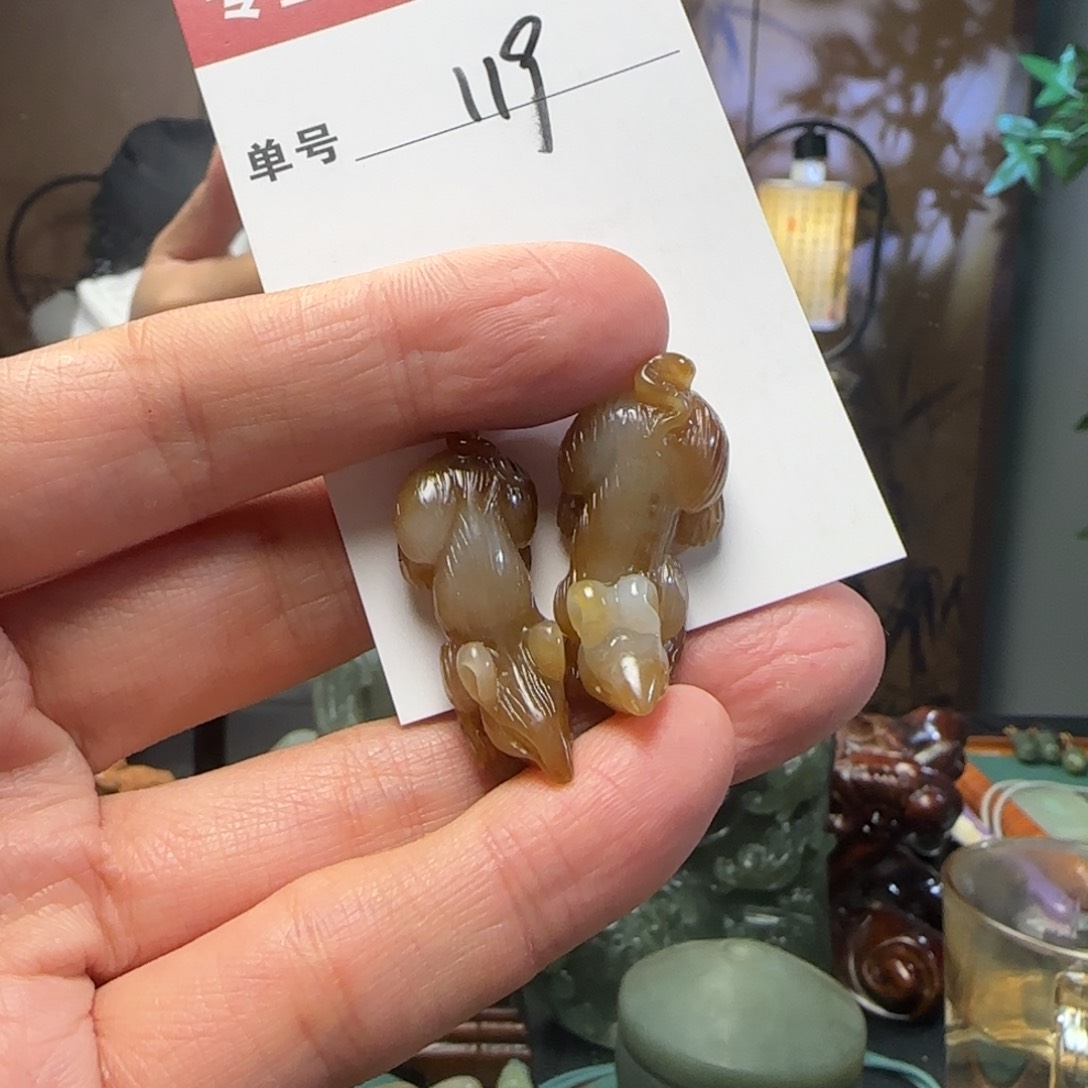 和田玉挂件未镶嵌天**九119