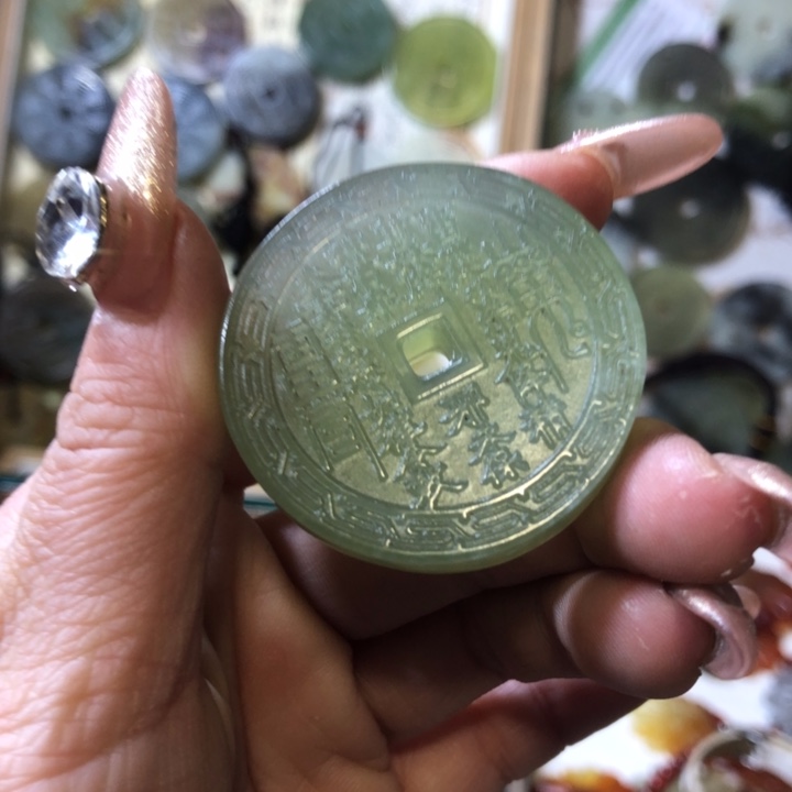 岫玉岫玉挂件未镶嵌