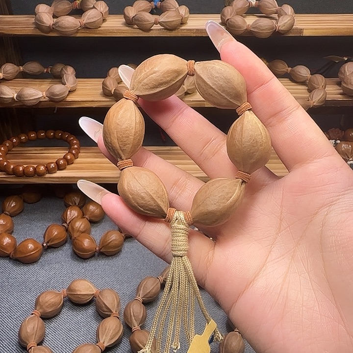 吊坠橄榄核1928梅林铁核三花鲨鱼背手捻