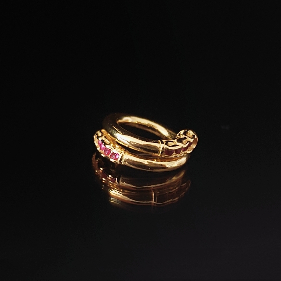 清丰粉钻12mm今谷棒卡环配饰