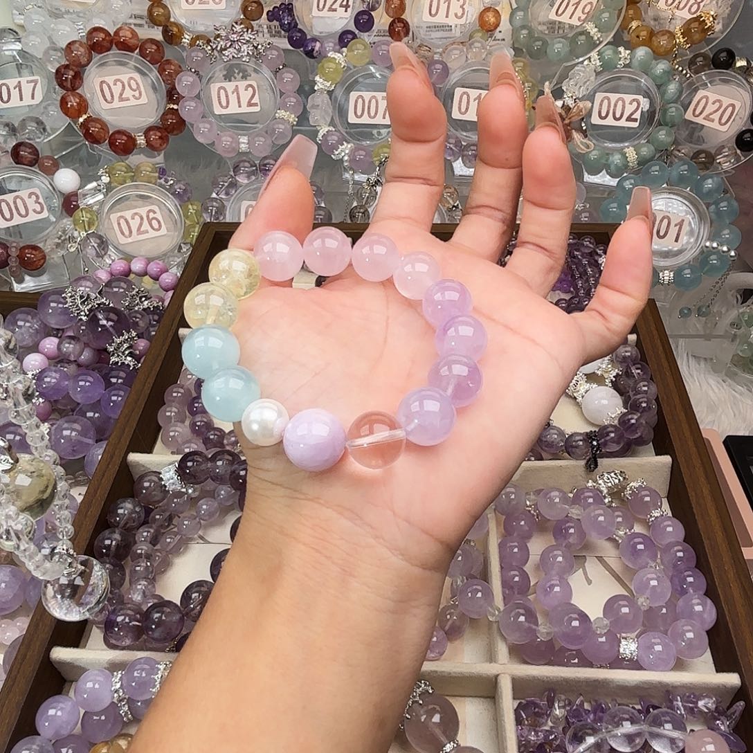 银S925镶嵌手链水晶888888