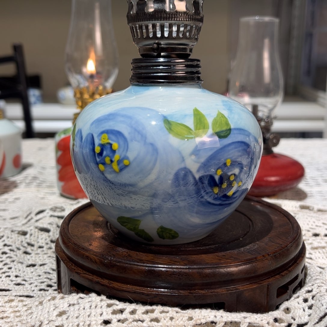 摆件景德镇陶瓷香薰灯