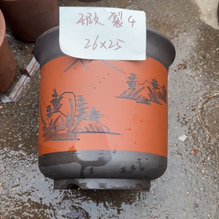 紫砂花盆特价商品