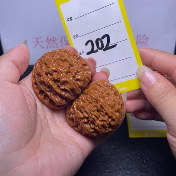 文玩核桃吊坠202/41.5白狮子