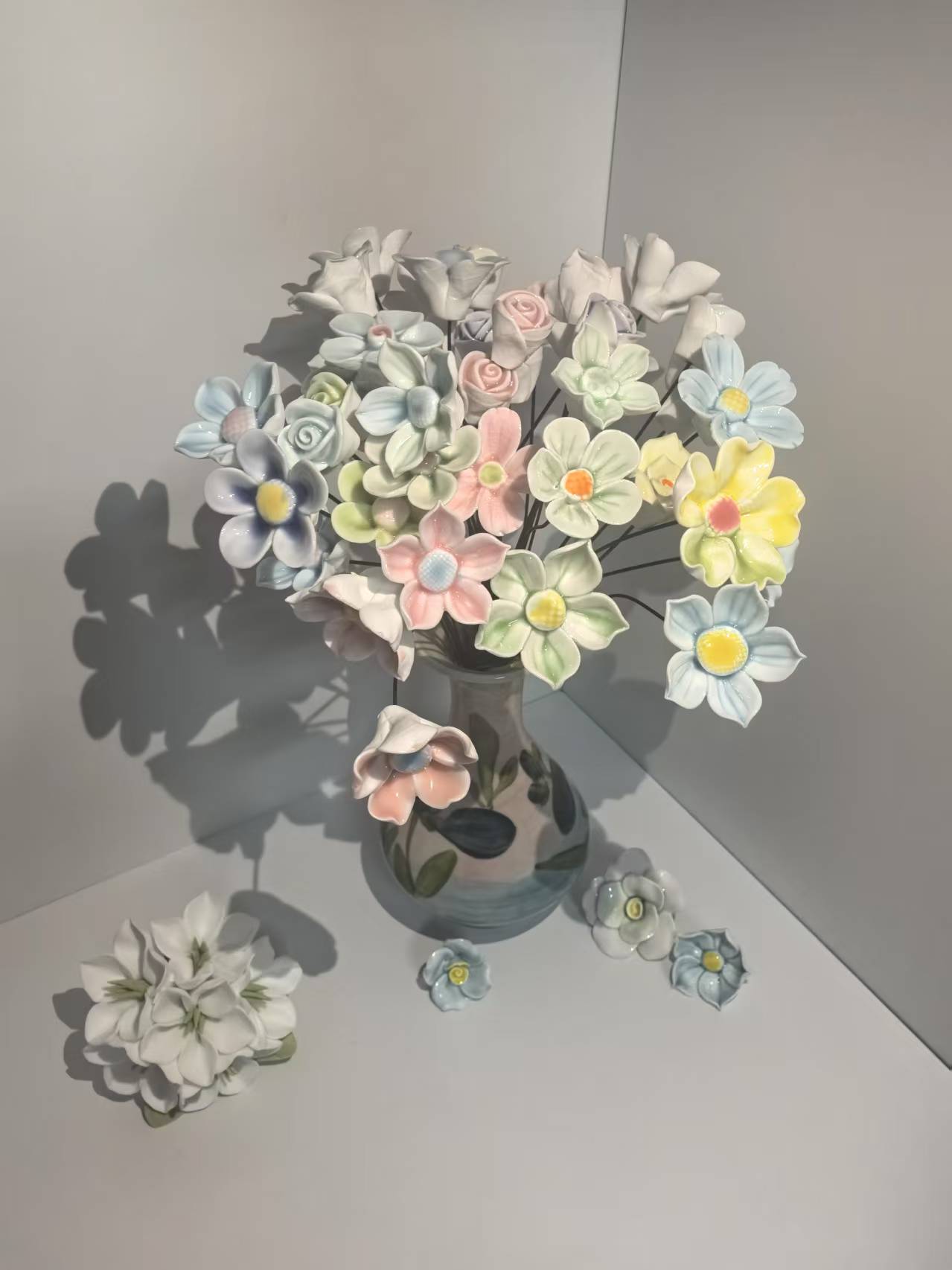 自选手工陶瓷小花（默认微瑕，完美主义绕道）