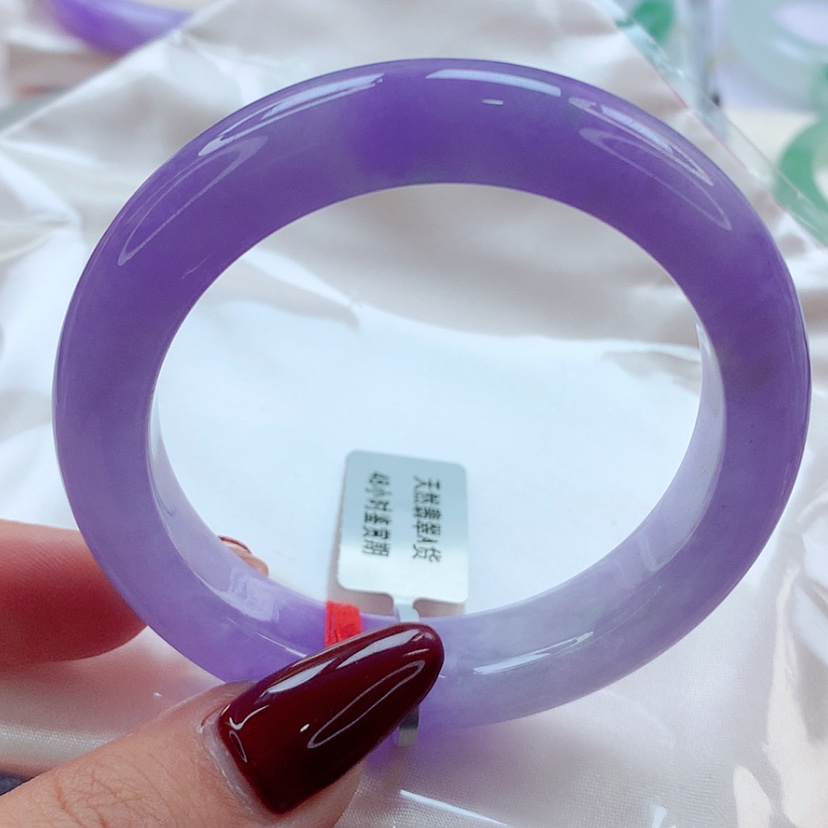 【闪购商品】翡翠手镯未镶嵌露****件师妹毕业妖紫