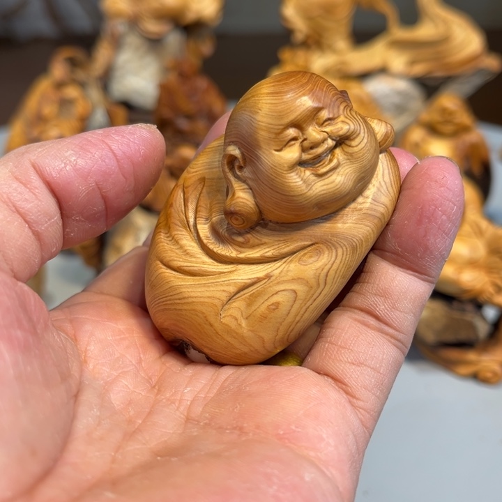 独***者柏木（崖柏）根雕工艺摆件