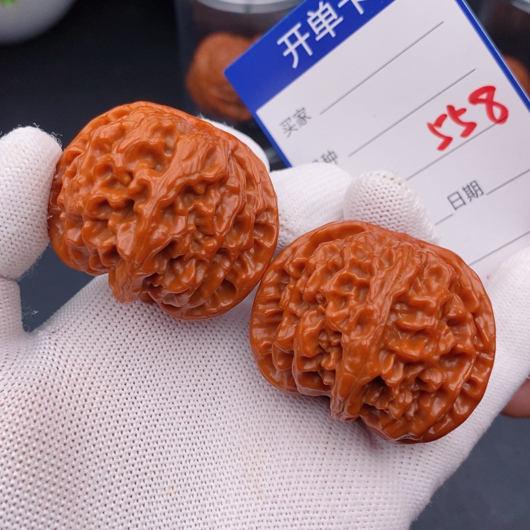 文玩核桃把件43苹果园558
