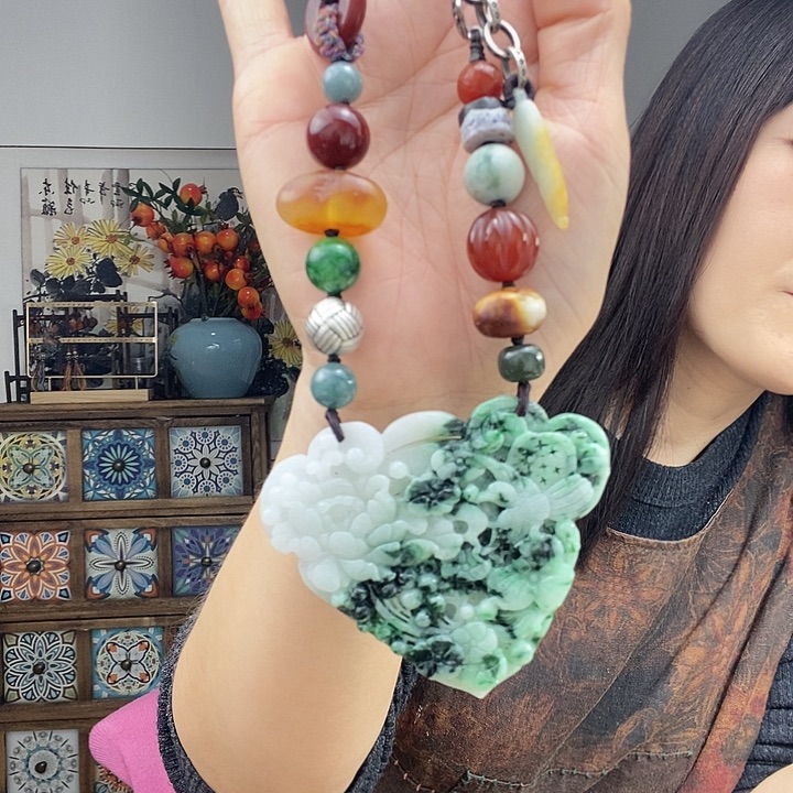 翡翠项链未镶嵌项链