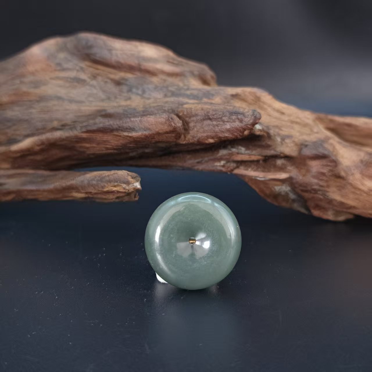 Q和田玉平安扣吊坠1036