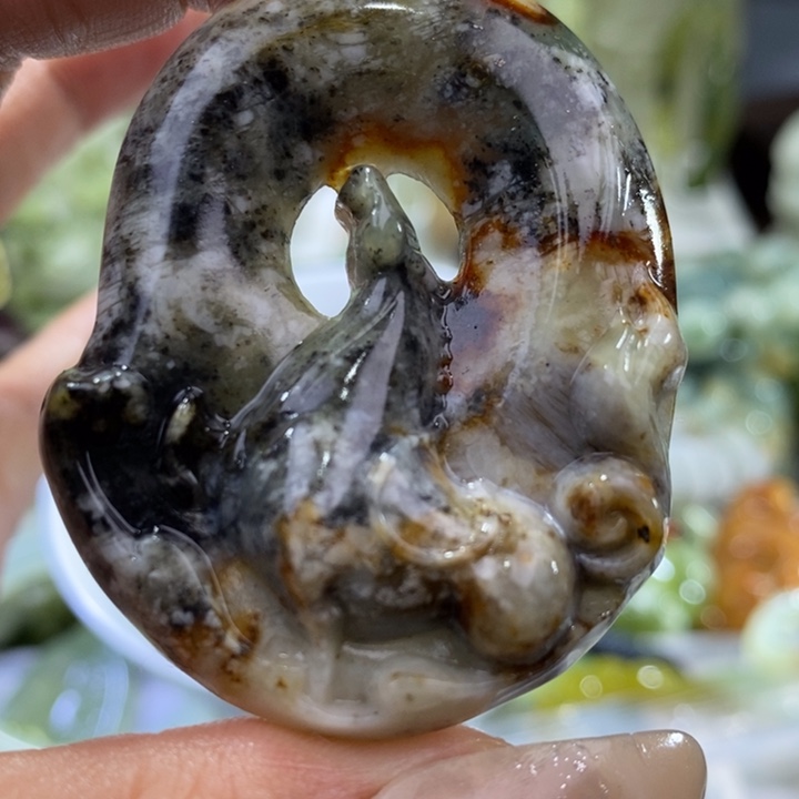 岫玉岫玉吊坠未镶嵌