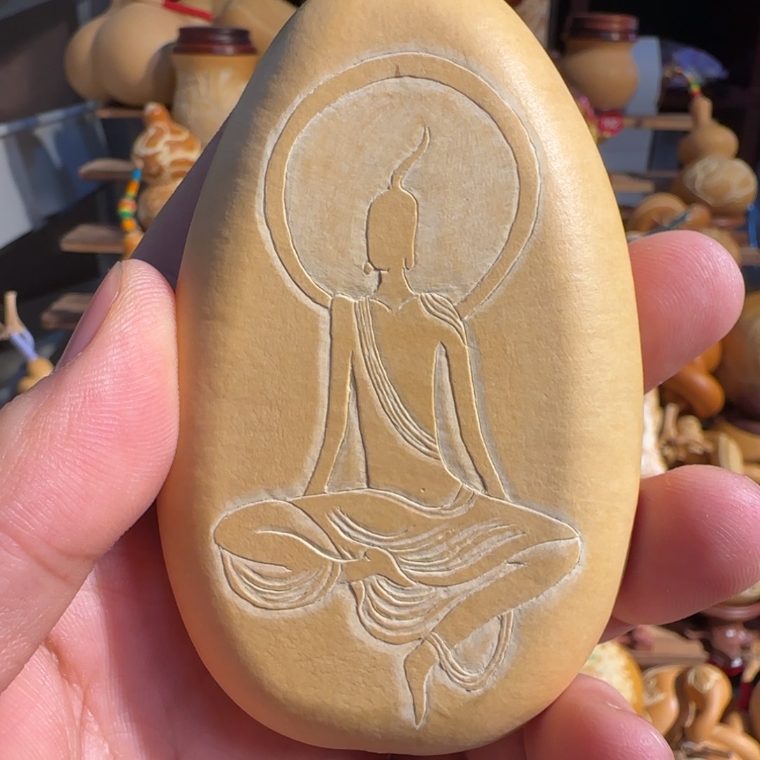 有机玻璃无像佛雕刻