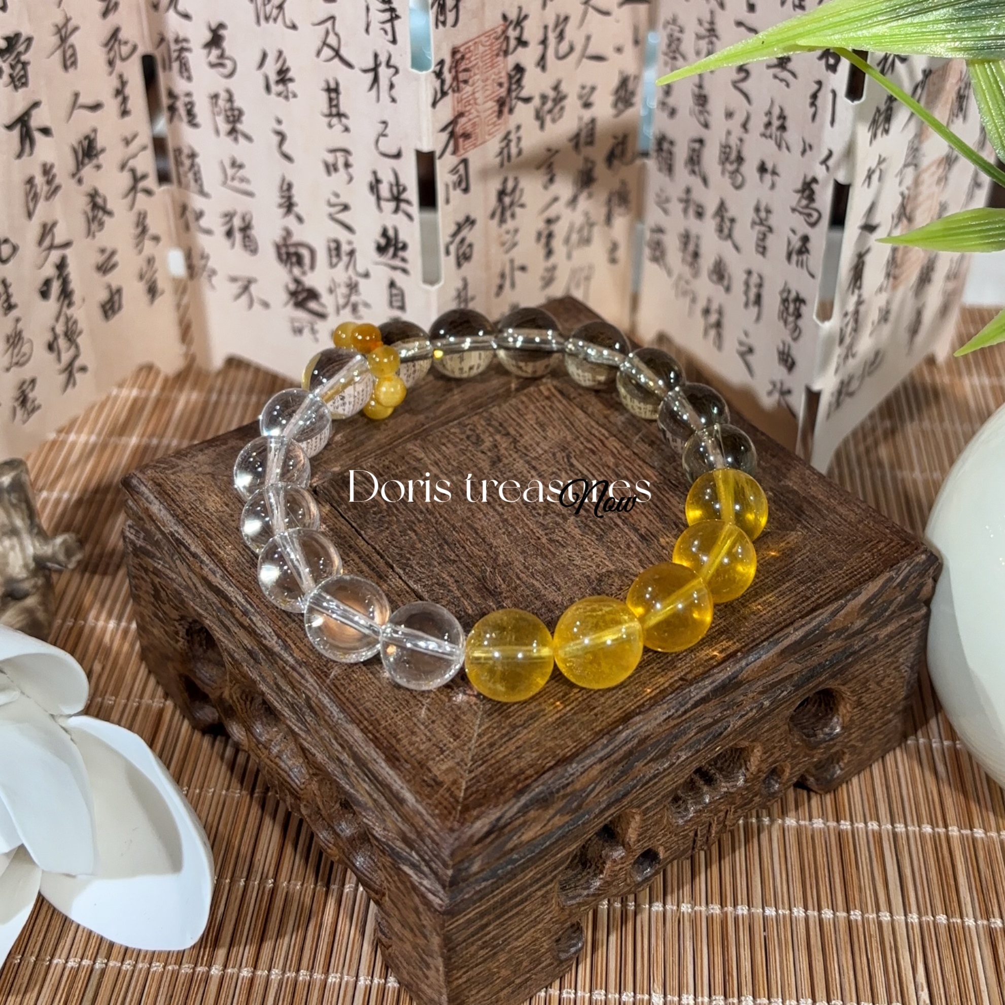 【思钱想厚】 H天然水晶手串  多样性发一  颜色微差