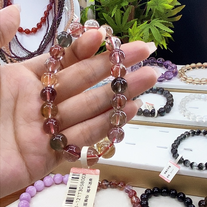 未镶嵌手链水晶9mm