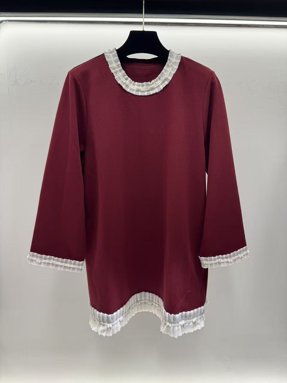 【2025秋冬季新款】深圳南油大码女装蕾丝边卫衣