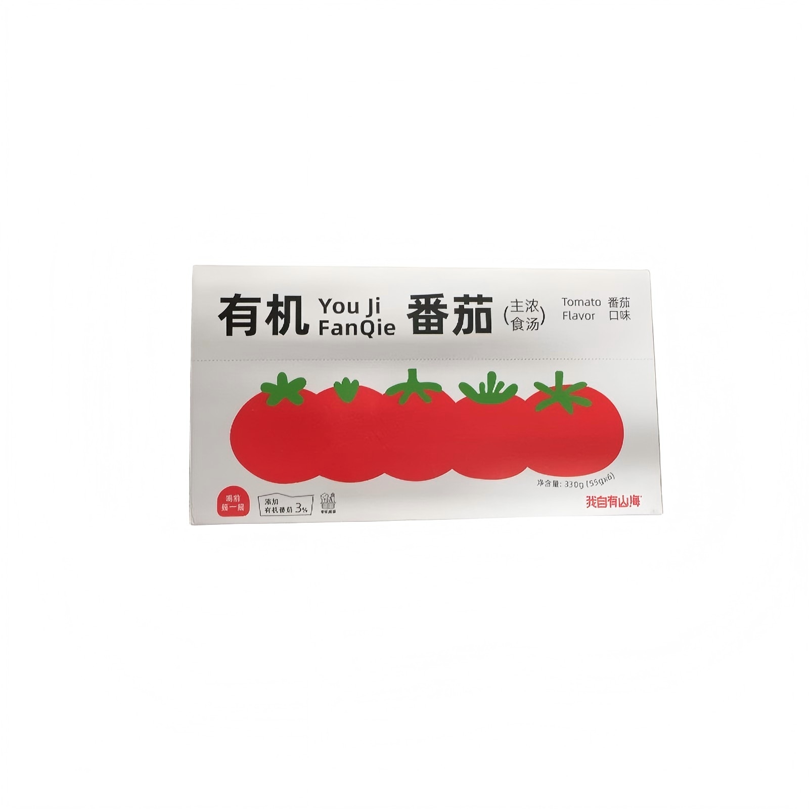 我自有山海有机番茄主食浓汤包55g*6包