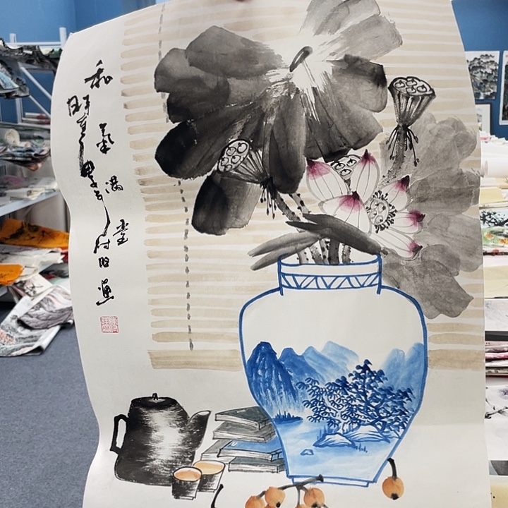 国画纯手绘国画作品