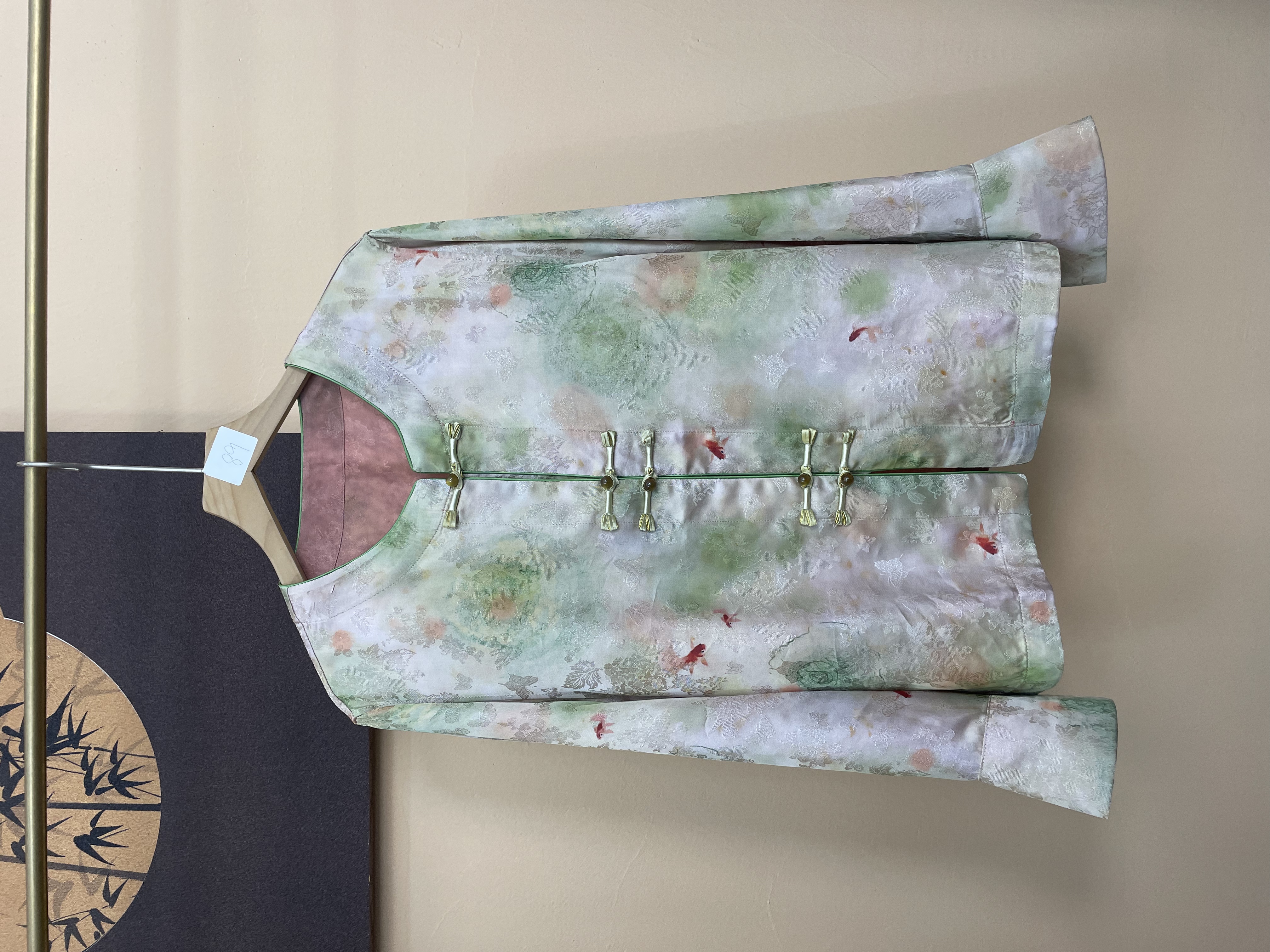 新中式气质小池锦鲤外套5882