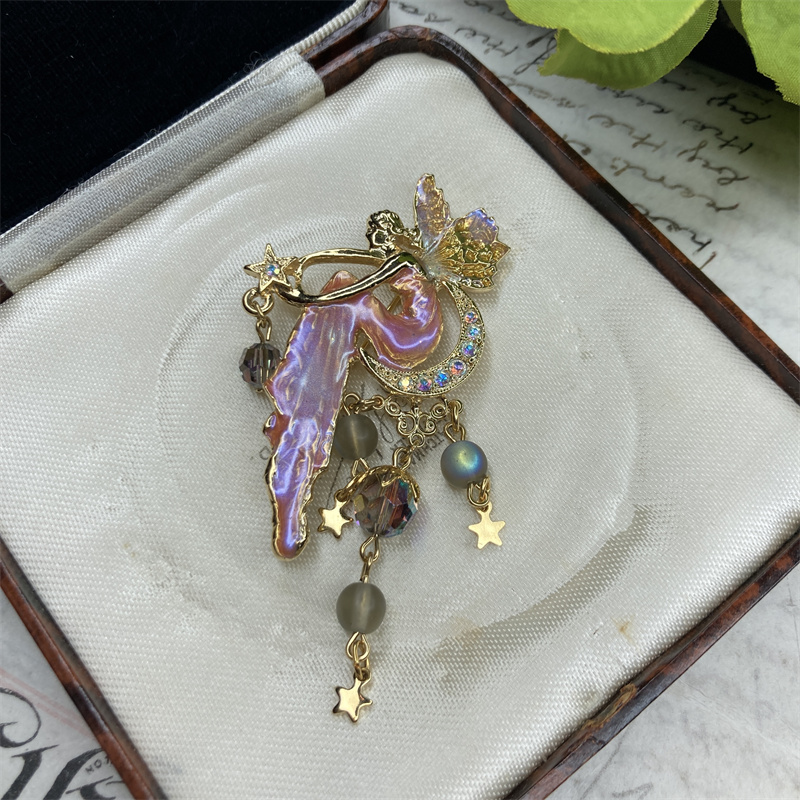 合金胸针 kriks folly柔粉天使胸针2-22【2071015-040】