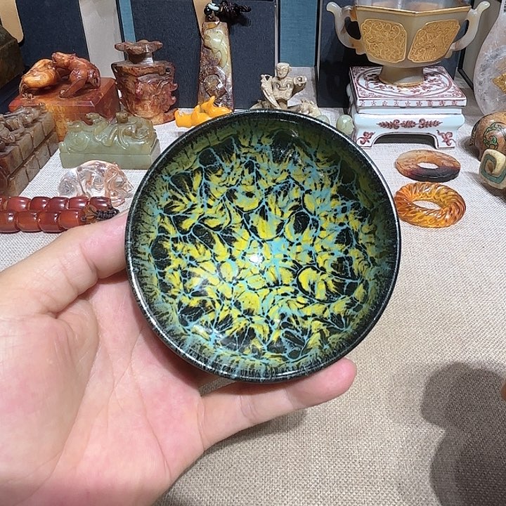 茶盏摆件等摆件摆件进行展示