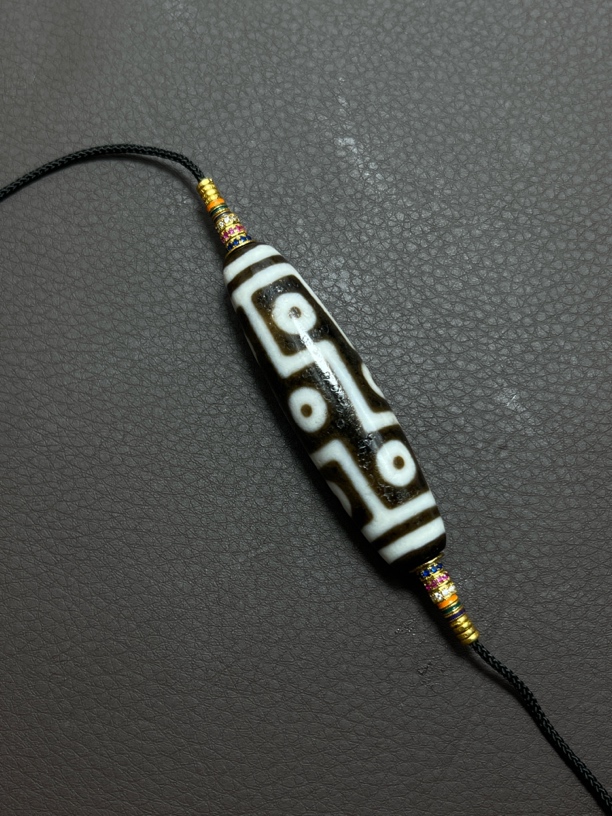 儒意｜行運手工新超手工九眼异型珠宝藏式时尚配绳