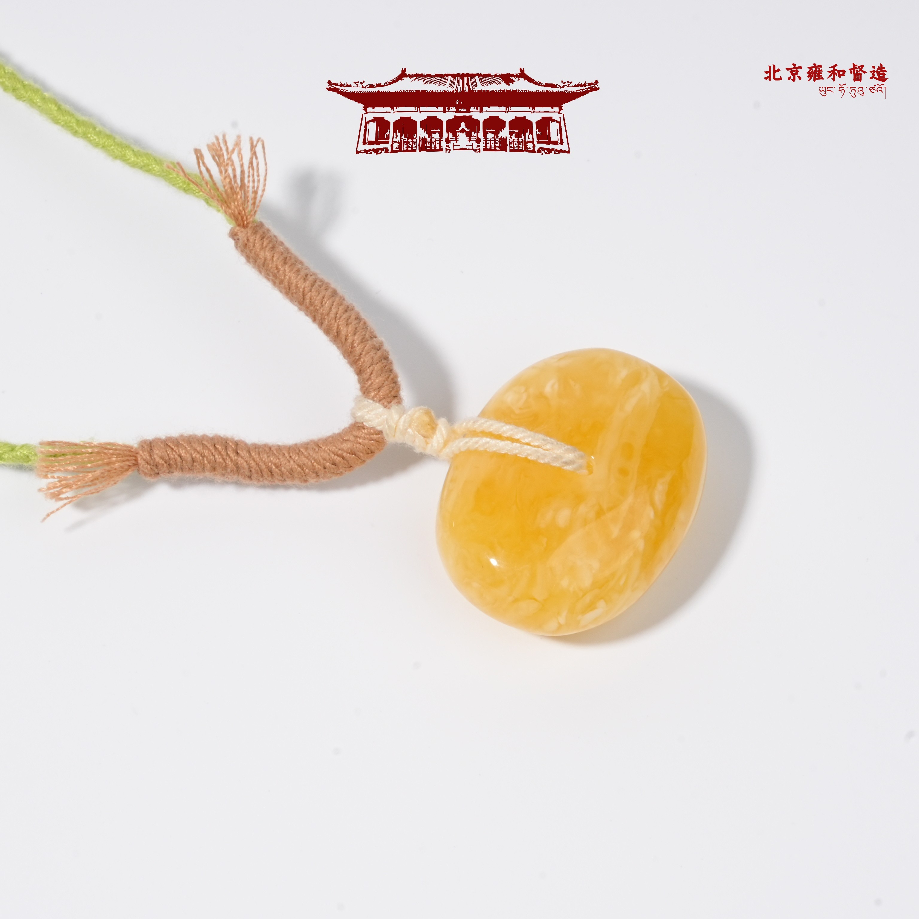 天然蜜蜡俄料雪花蜜点缀ZJ1104BS046