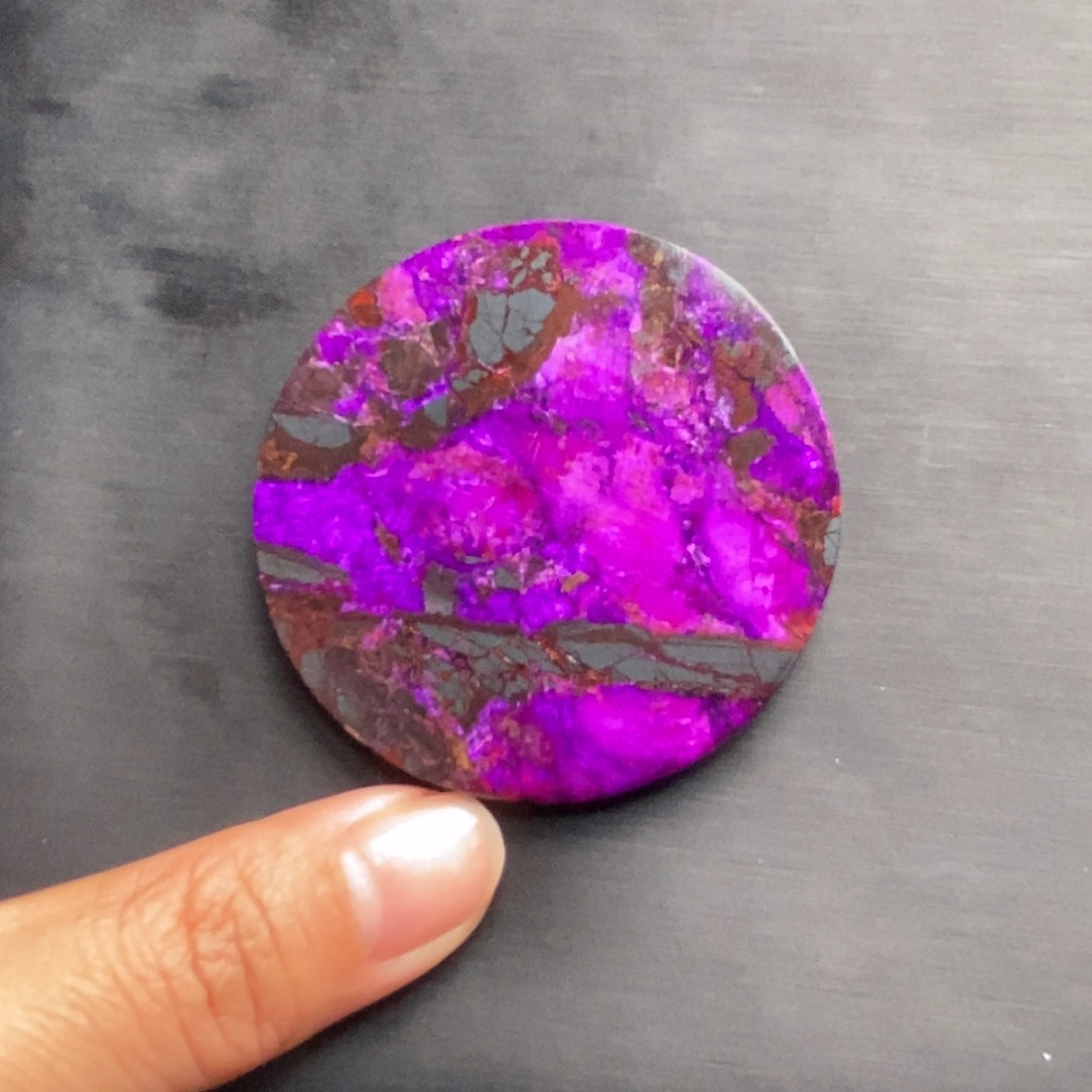 苏纪石（舒俱来）未镶嵌圆牌