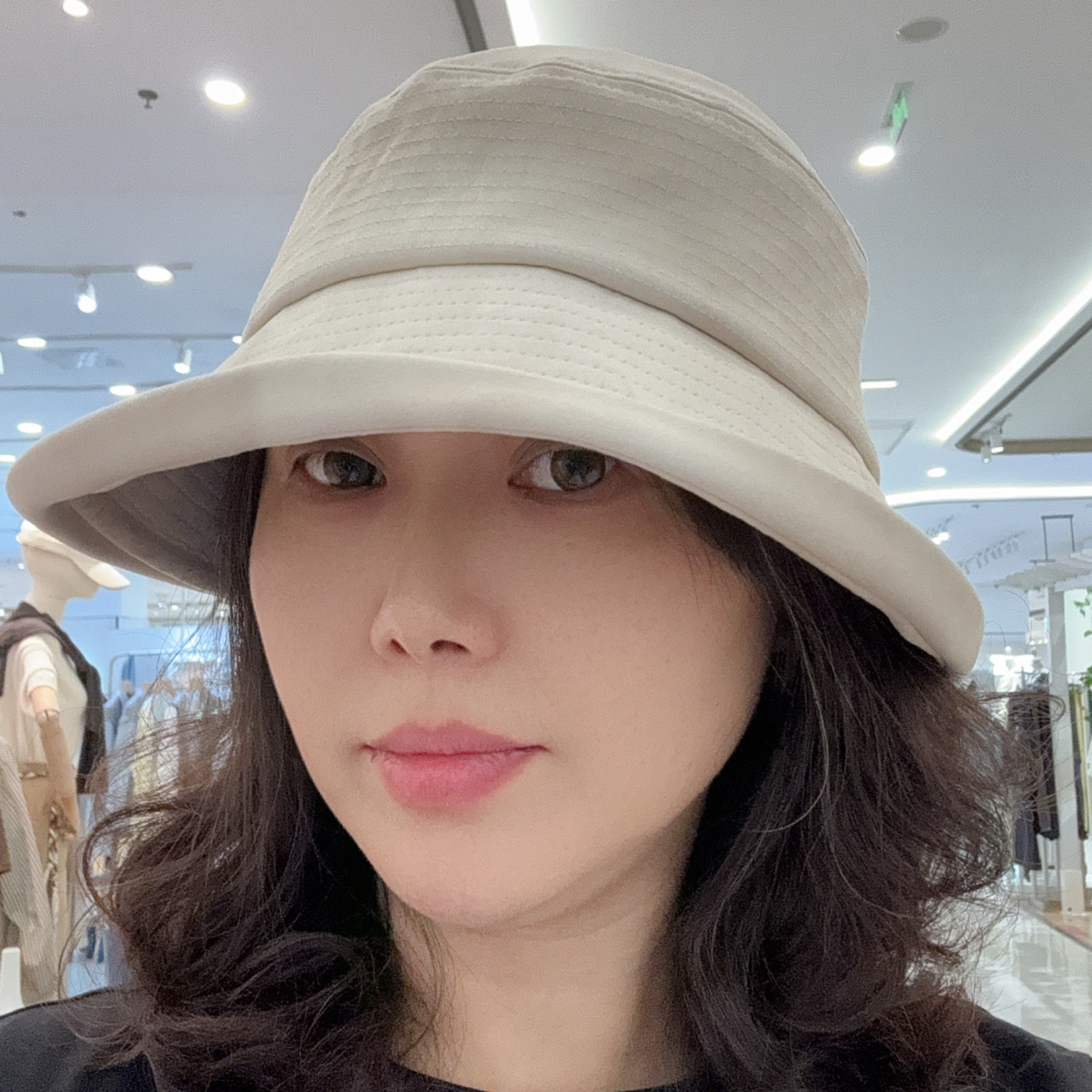 25新款可戴麂皮绒大头围显脸小渔夫帽