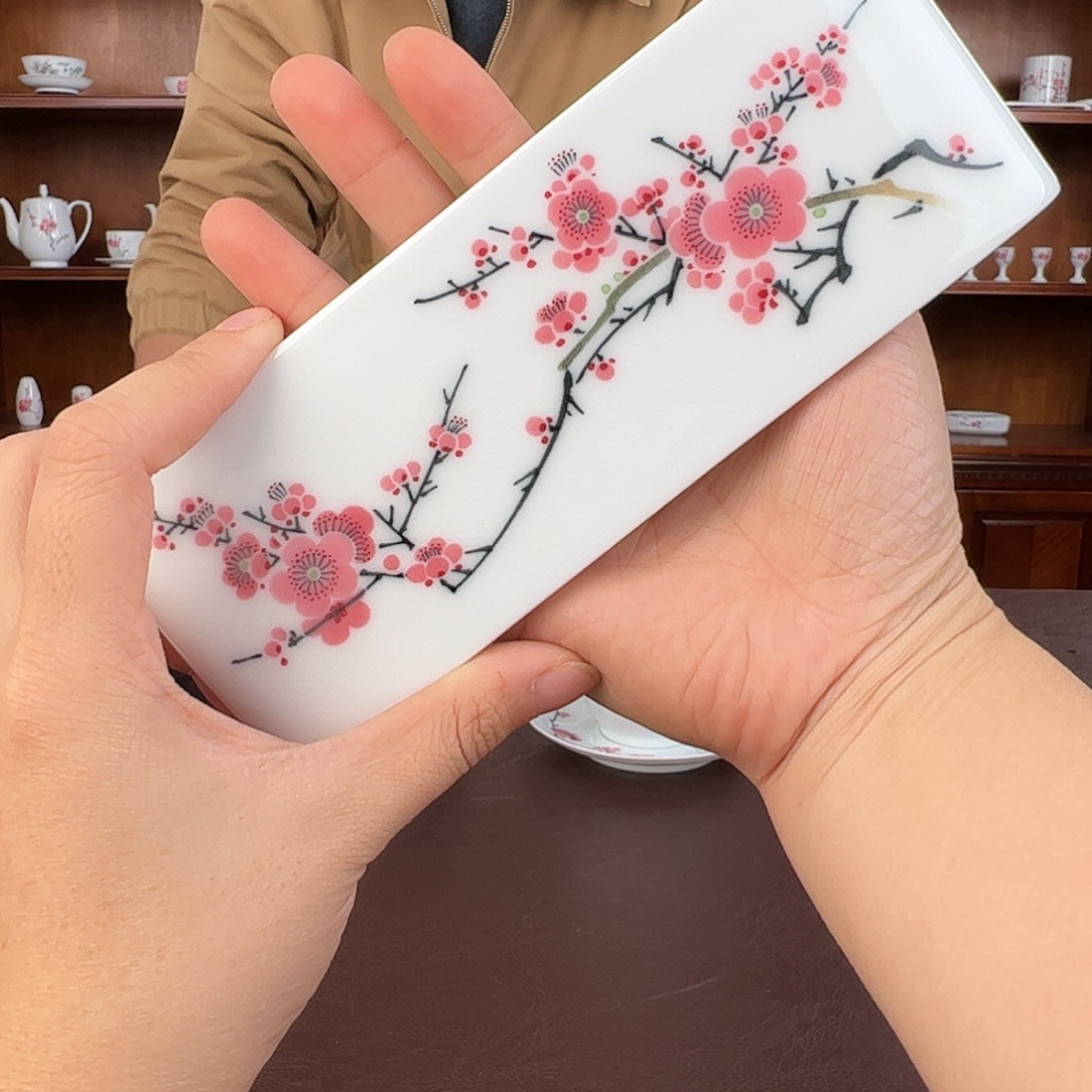 瓷纪念版翠竹红梅墨床（福利款）