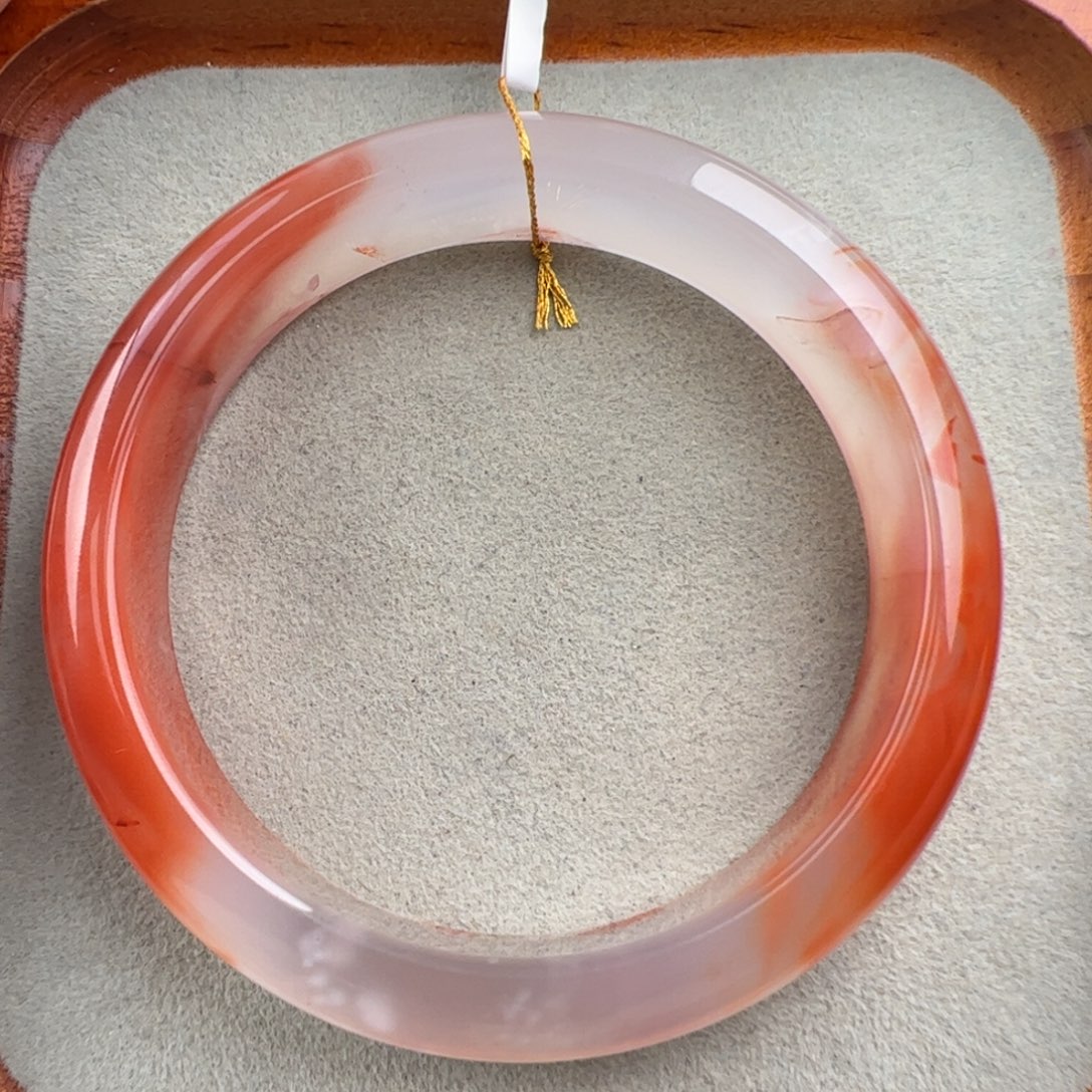 花***活南红玛瑙未镶嵌（飘花手镯59mm+