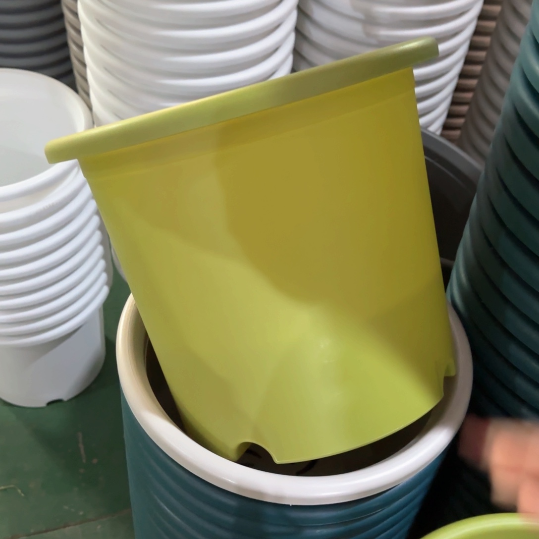 树脂四季盆6#无拖果绿微瑕7