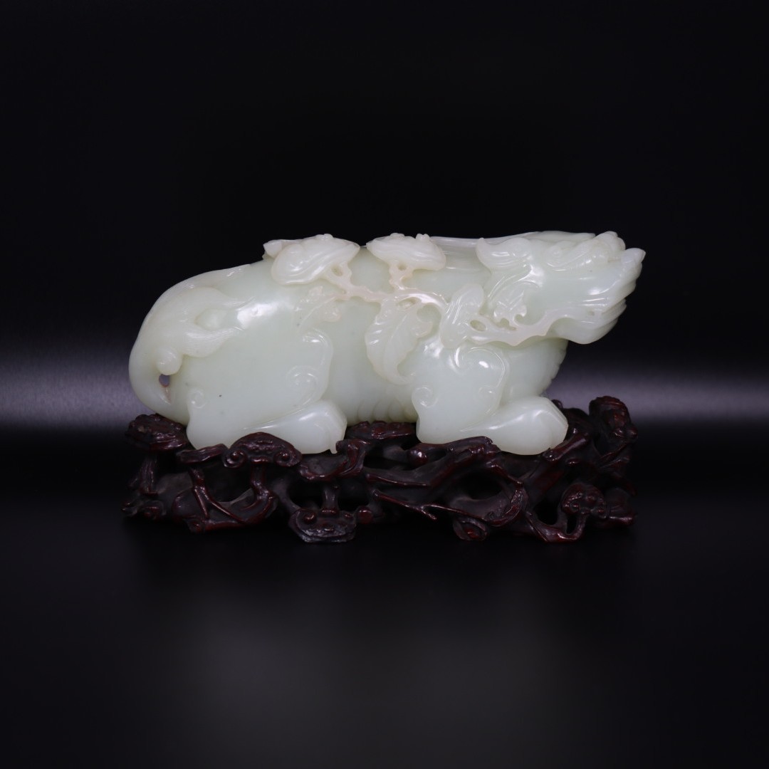 山西文物商店｜狮狮如意｜和田玉