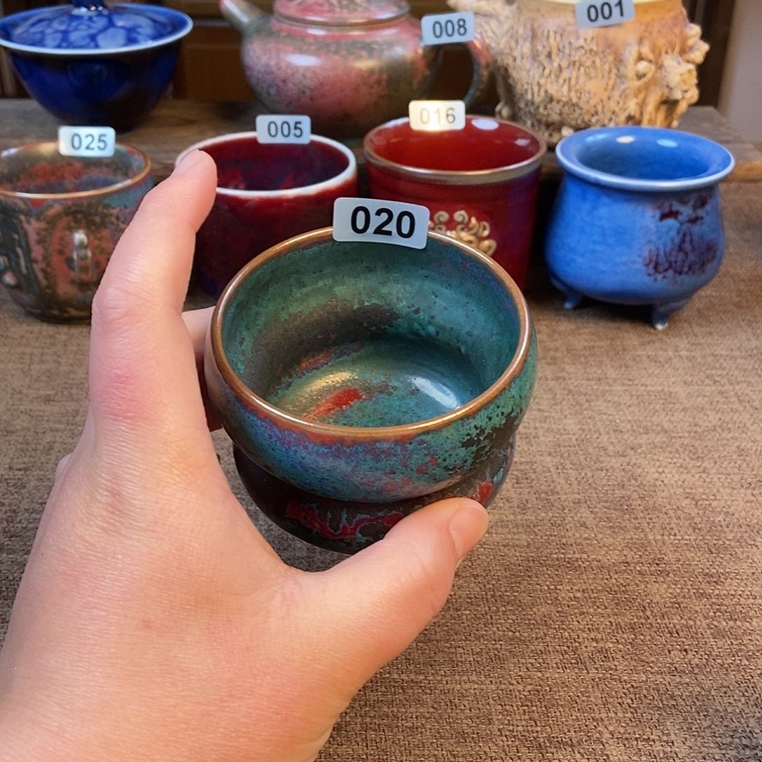 摆件璐*钧瓷主人杯杯