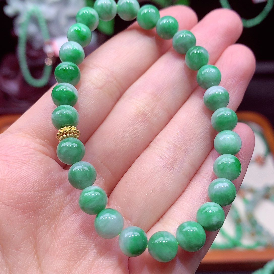 未镶嵌手链翡翠翡翠