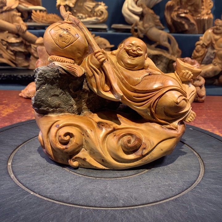 柏木（崖柏）根雕摆件