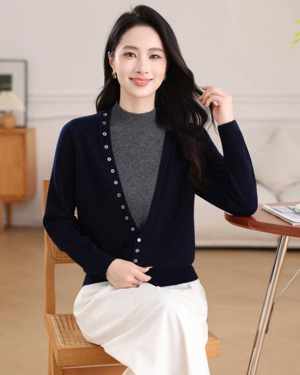 【羊毛】天山时尚女套衫（0264）