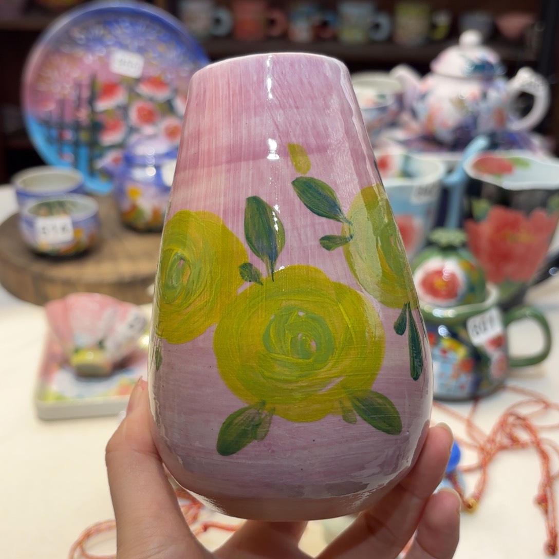 景德镇手绘高温釉下彩陶瓷茶具