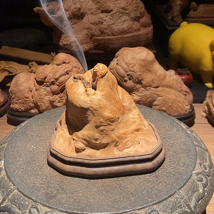 《***人荔枝木荔波木香炉