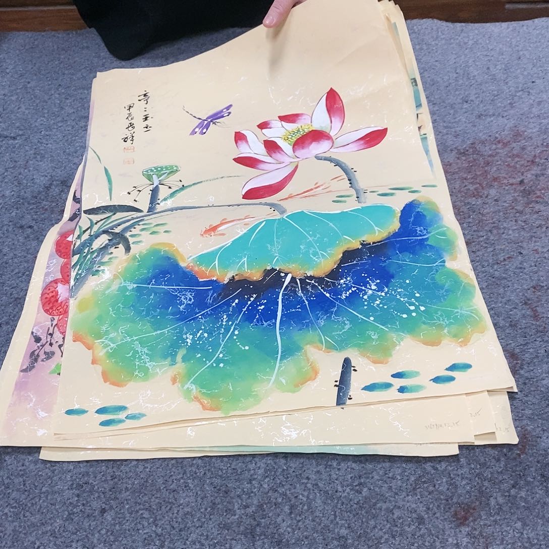 国画国画手绘书法作品